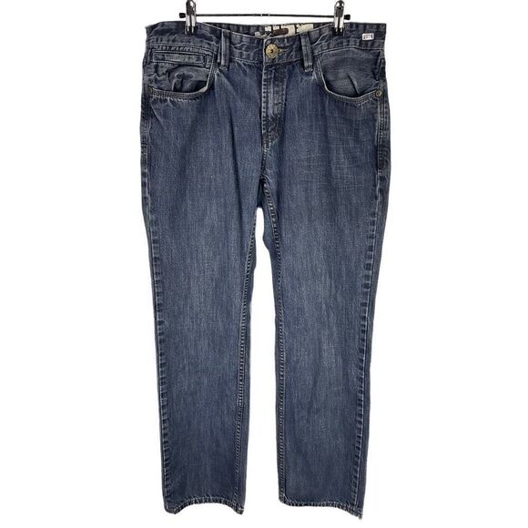dirt Straight Jeans 34x34 Men’s Dark Wash Pre-Owned [#2975] - Picture 1 of 6